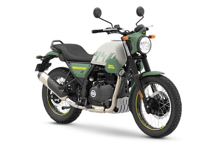 Royal Enfield Scram 411 available for rent in Manali